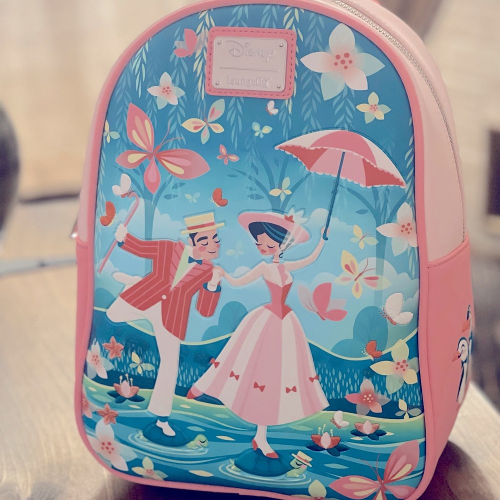 Brand new, never used loungefly Mary Poppins backpack